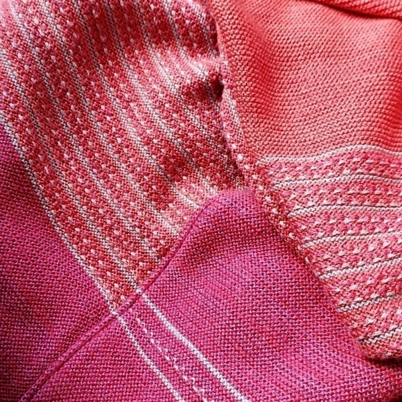 Peruvian Connection Cardigan Open Waterfall Front Cotton Size Medium - Picture 16 of 16